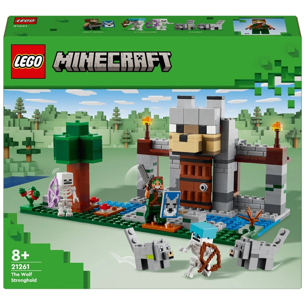 LEGO Minecraft 21261 World The Wolf Stronghold Set