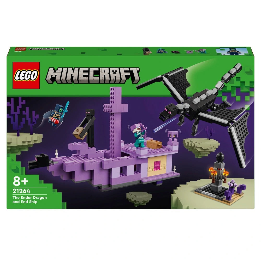 LEGO Minecraft 21264 World The Ender Dragon and End Ship Set