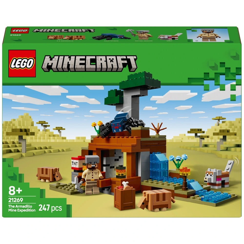 LEGO Minecraft 21269 The Armadillo Mine Expedition Set