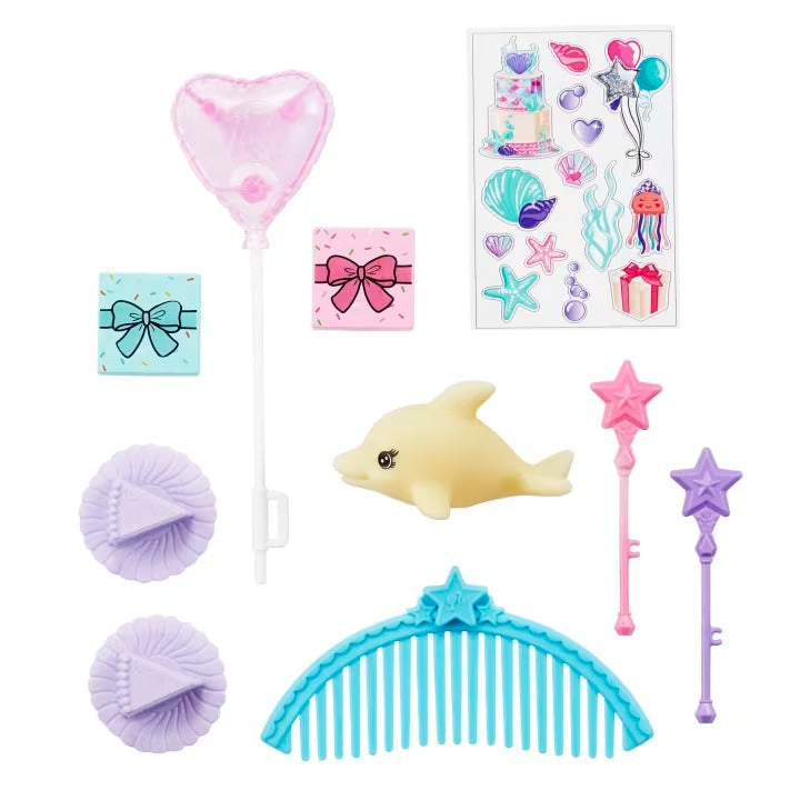 Mermaid Barbie Dolls And Mermaid Chelsea Doll With Sticker Sheet