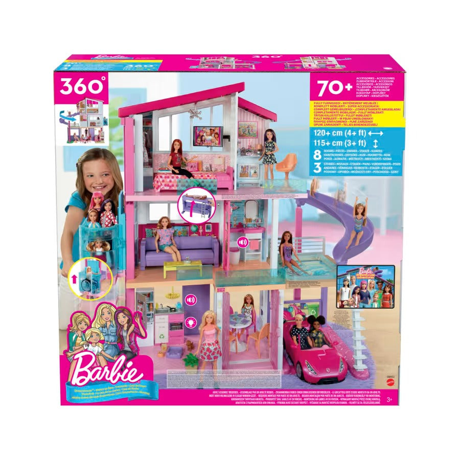 Barbie Dreamhouse Doll House With 70 Accessories And Accessible Elevator