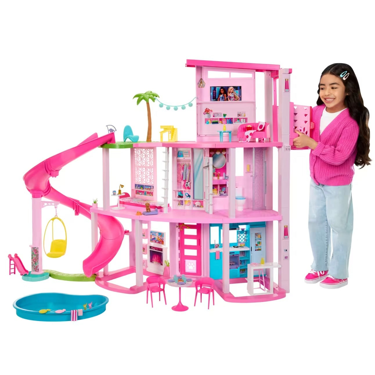 Barbie Latest Dreamhouse | Pool Party Doll Playset