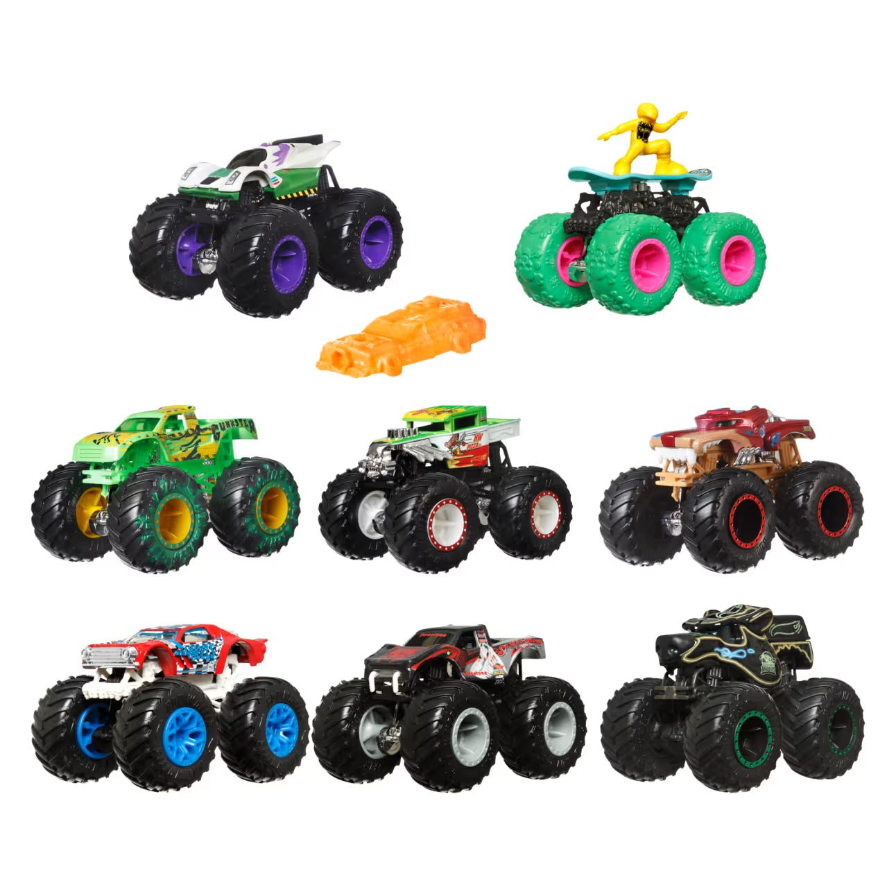 Hot Wheels Monster Trucks, 1:64 Scale Die-Cast Toy
